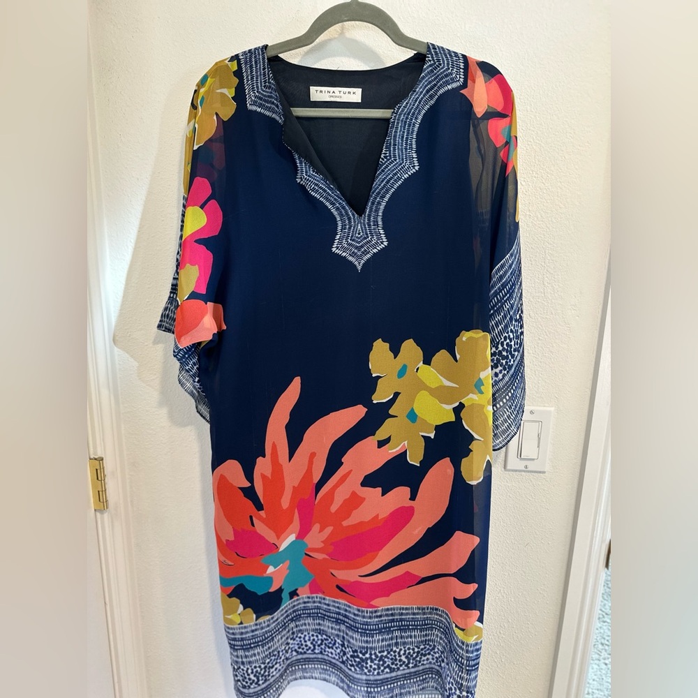 Trina Turk Elegant Blue Dress